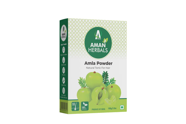 Organic and Pure Amla Powder Natural Tonic For Hair and drink