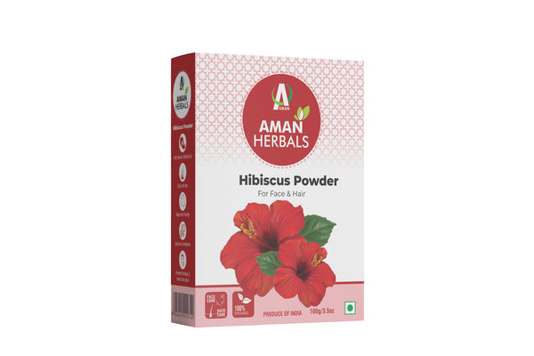 100% Pure and Natural Hibiscus powder for Hair Growth Face pack