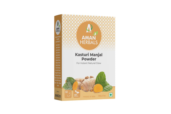 Organic Natural Kasturi Manjal (Haldi) Powder for Face and Skin