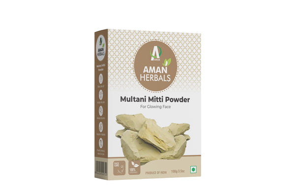 100% Pure and Natural Multani Mitti Powder for Face & Skin Glow