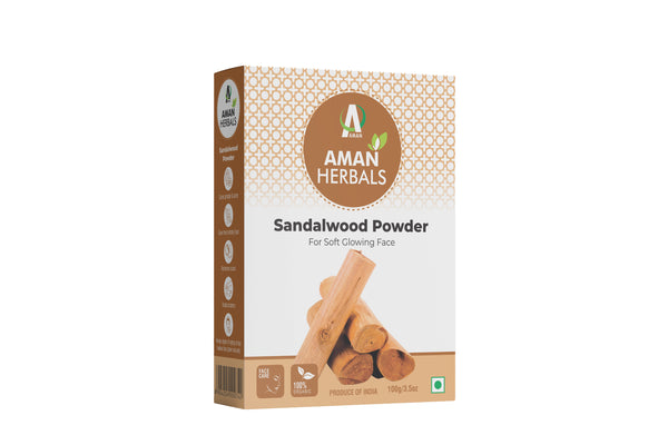 100% Pure and Natural Sandalwood/Chandan Powder for Face & Skin Glow