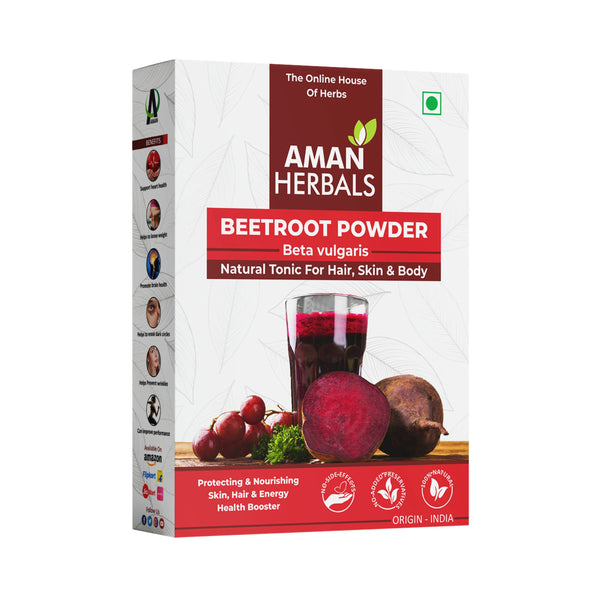 100% Pure Natural Tonic for Hair & Skin Use Beetroot Powder