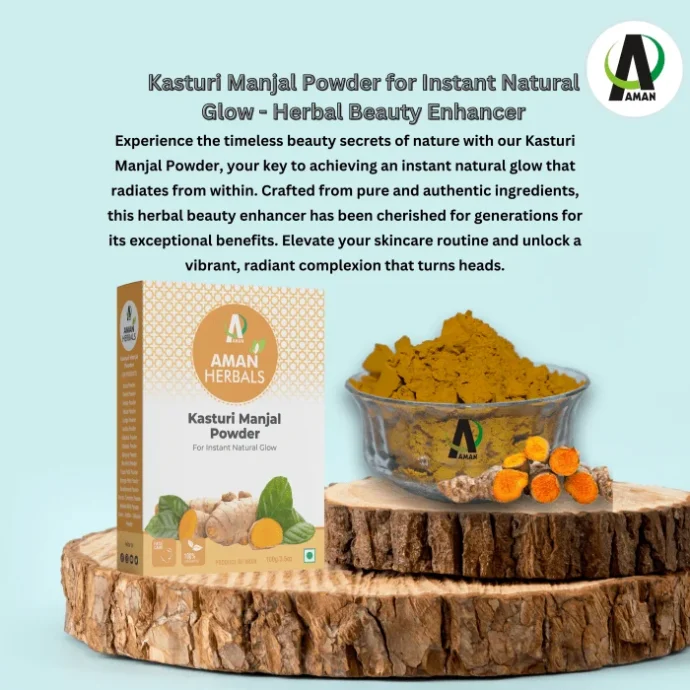 Kasturi Manjal Powder For Instant Natural Glow 100 gram